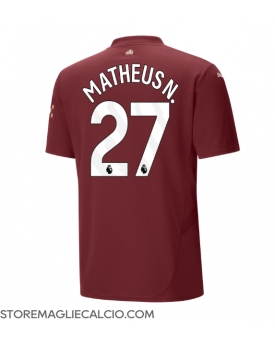 Manchester City Matheus Nunes #27 Maglia Gara Terza Repliche 2024-25